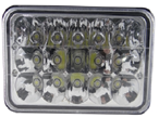  SPC Фара светодиодная OFF ROAD 167*105*70мм прямоугольная 12V/24V 45W 6000К 15 диодов Combo свет